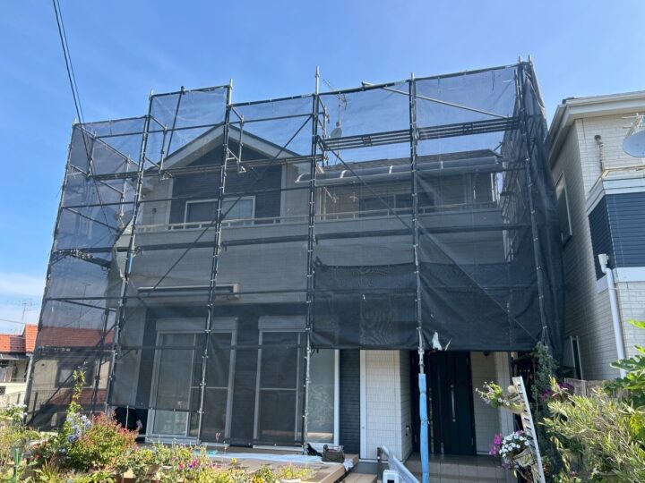 足場組立状況