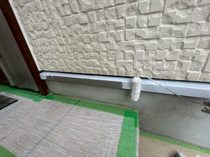 水切り下塗り工事