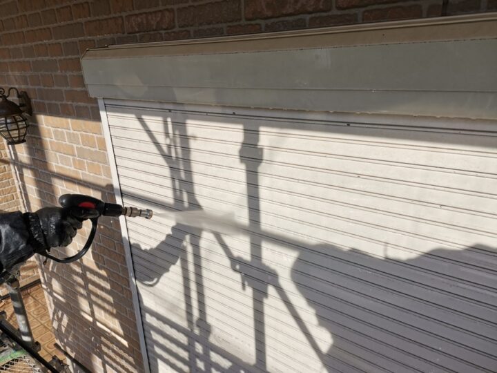 雨戸高圧洗浄工事