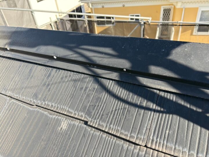 屋根板金ビス打ち補修施工後