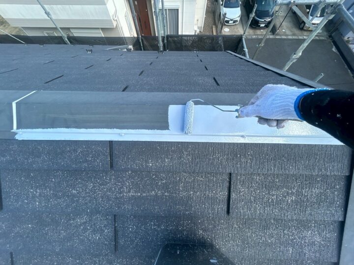 屋根板金下塗り工事