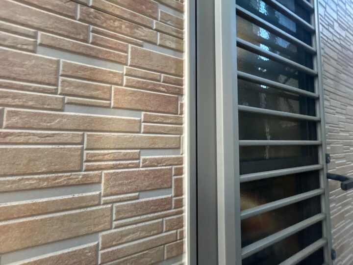 開口部回りシ－リング完了全景