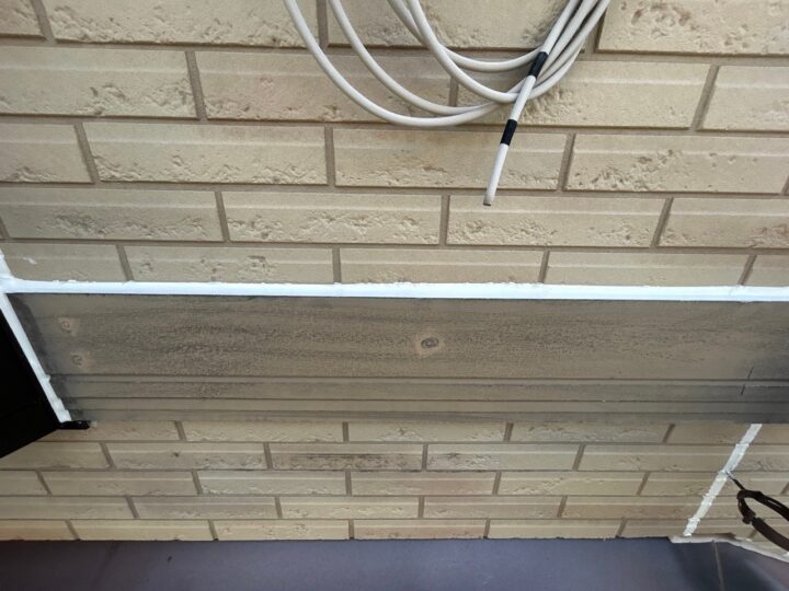 外壁入隅シ－リング完了全景