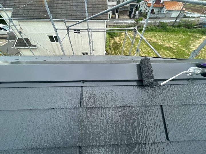 屋根板金上塗り工事