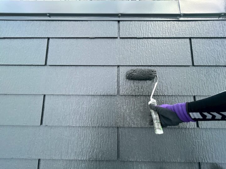 屋根上塗り工事