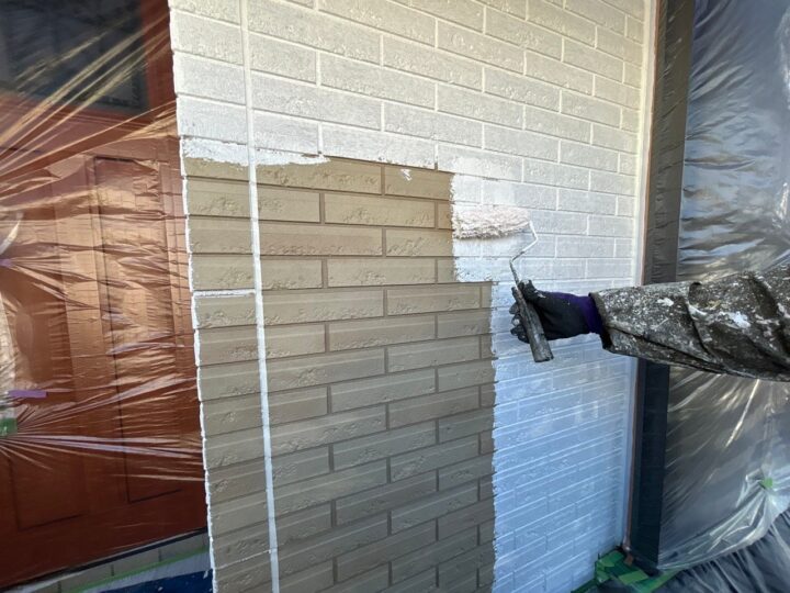 外壁下塗り工事