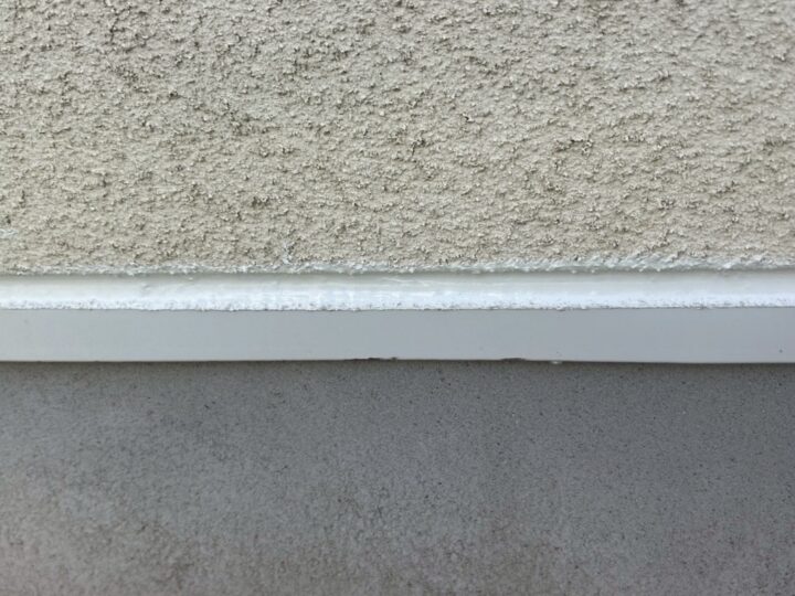 入隅シーリング完了全景