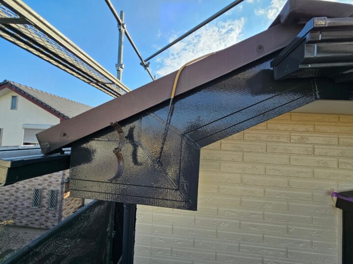 破風板完了全景