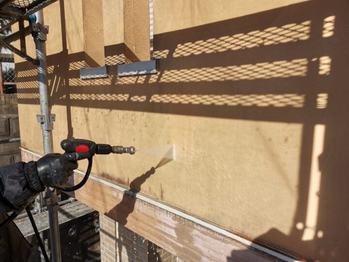 外壁高圧洗浄工事