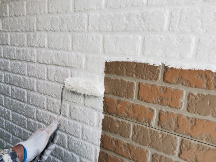 1階外壁下塗り工事