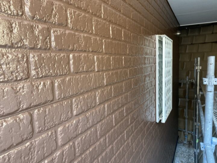 1階外壁完了全景