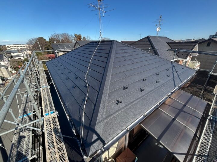 屋根完了全景