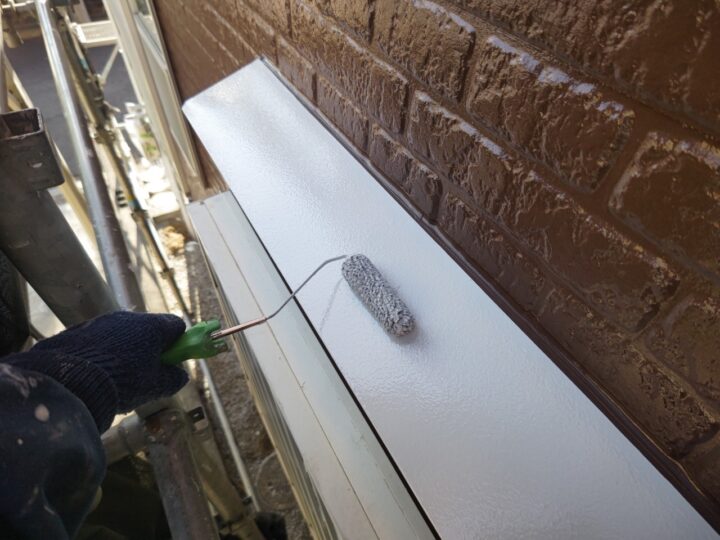 霧除け上塗り工事