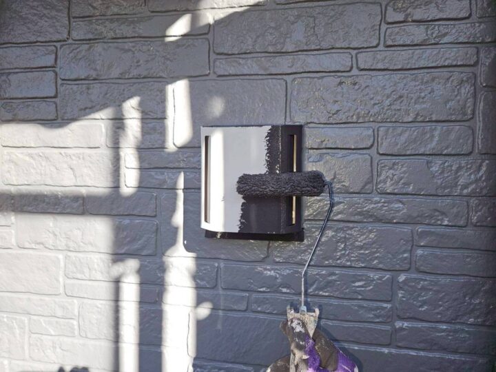 換気フ-ド中塗り工事