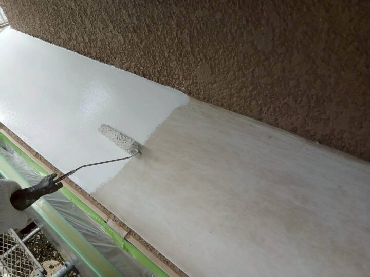 霧除け下塗り工事