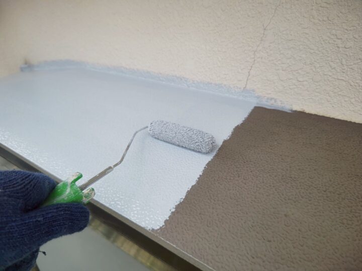 霧除け下塗り工事