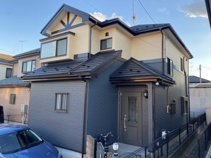 屋根・アイジ－工業 ス－パ－ガルテクト 外壁・水谷ペイント・ナノウォール15✨