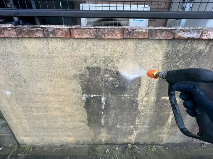 外壁高圧洗浄工事