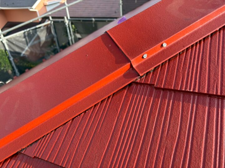 屋根板金ビス打ち補修完了