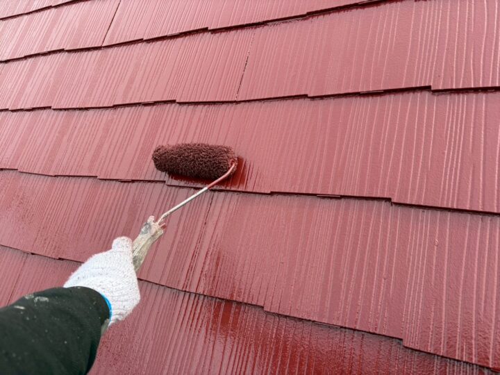 屋根上塗り工事