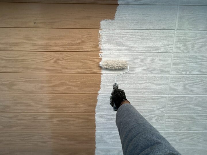 外壁下塗り工事