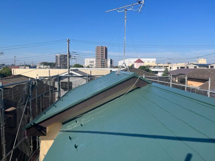 屋根完了全景