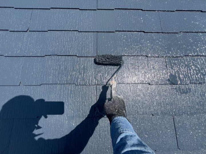 屋根上塗り工事