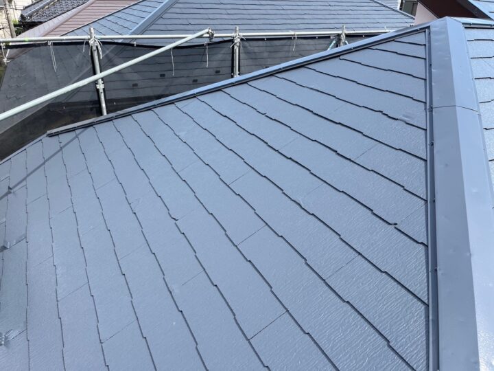 屋根完了全景」