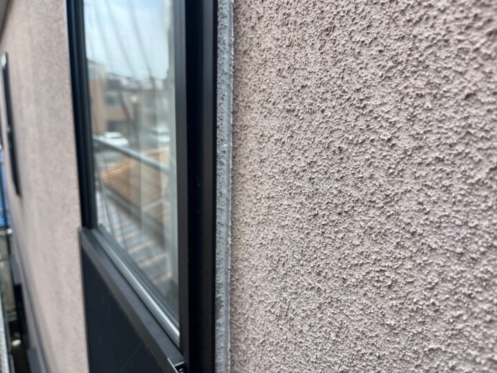 開口部ひび割れ補修施工後