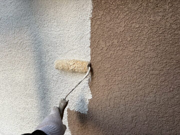 外壁下塗り工事