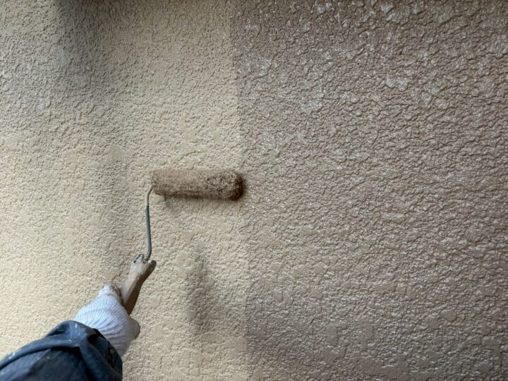 外壁上塗り工事