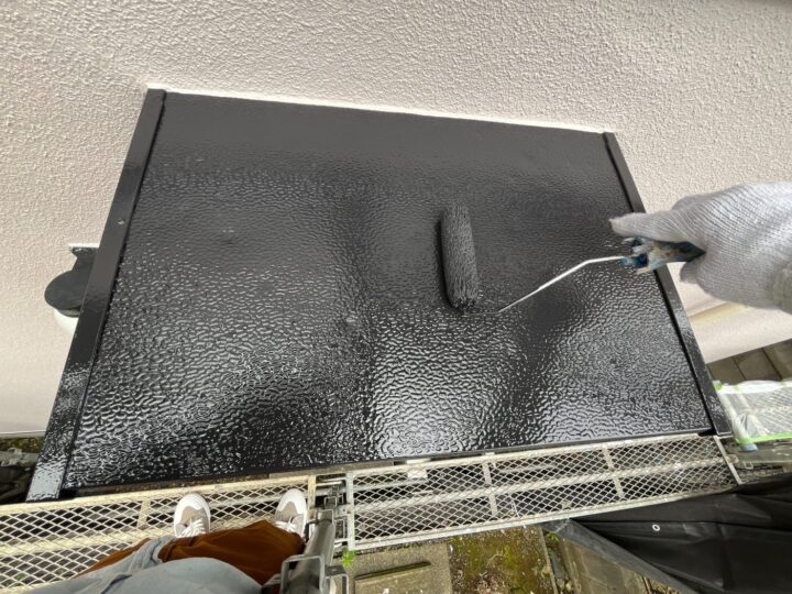 霧除け上塗り工事