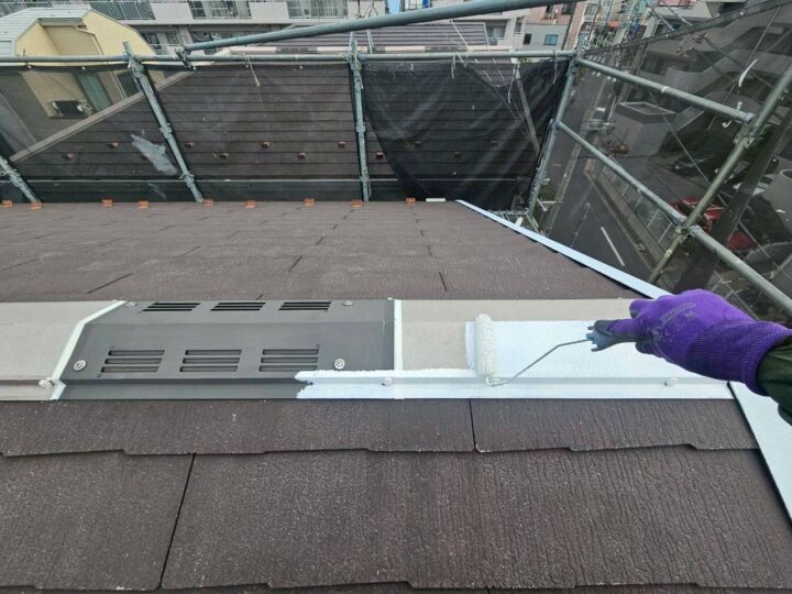 屋根板金下塗り工事