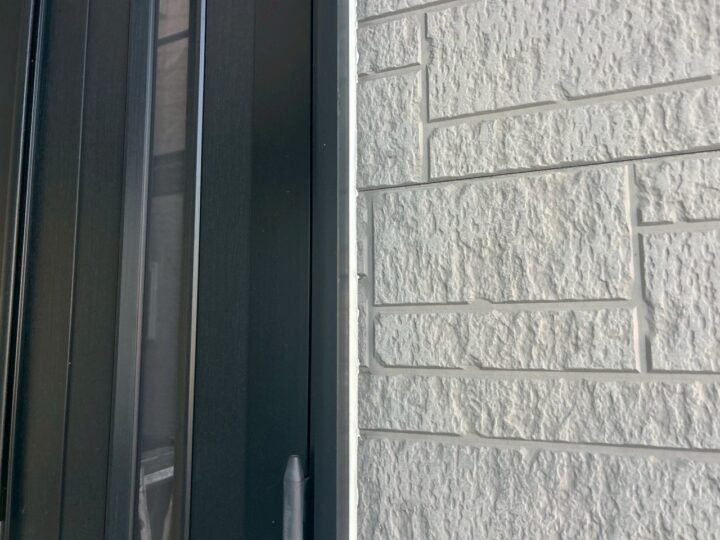 開口部回りシ－リング完了全景