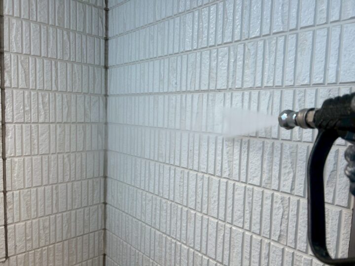 外壁高圧洗浄工事