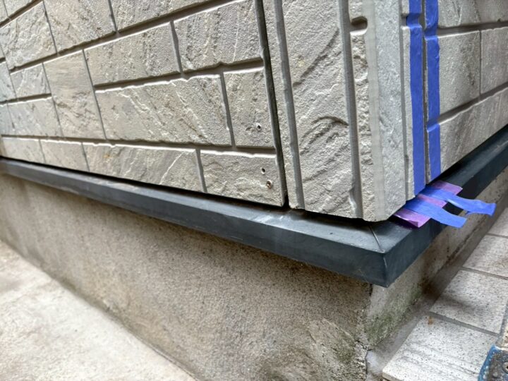 外壁ビス打ち補修施工完了