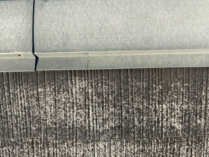 屋根板金釘打ち補修施工後