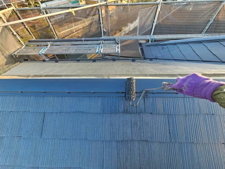 屋根板金上塗り工事