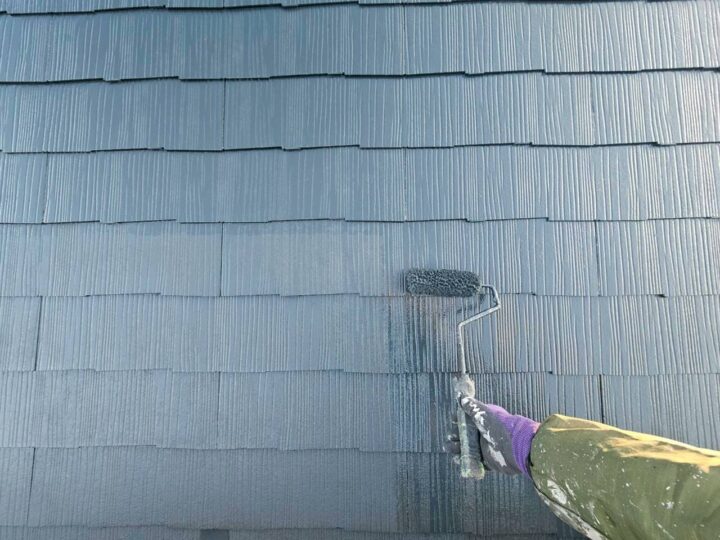 屋根上塗り工事