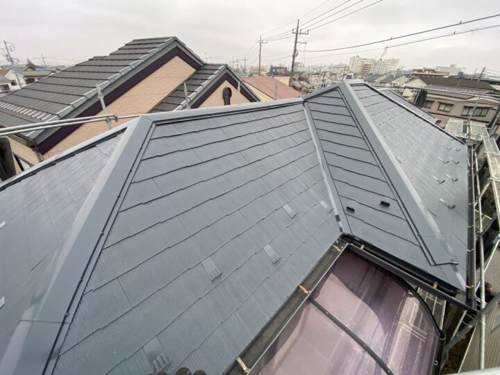 屋根完了全景