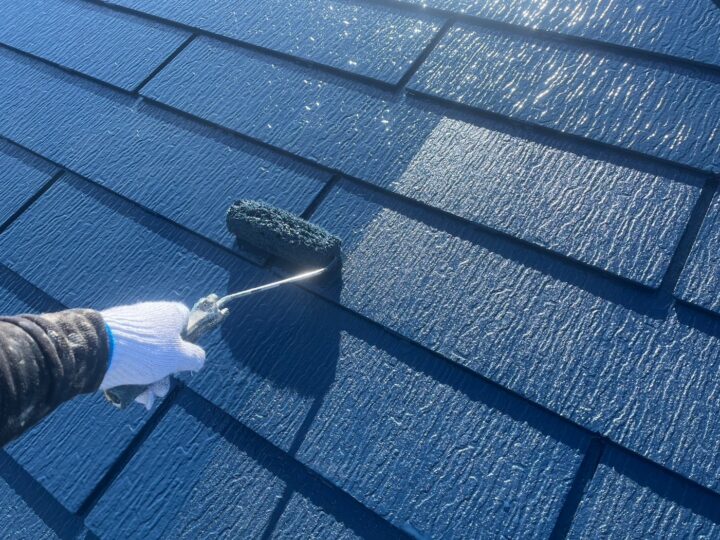 屋根上塗り工事