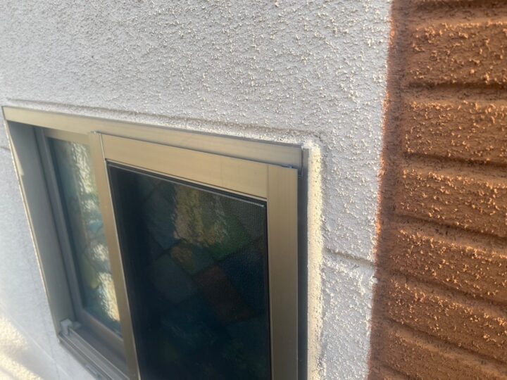 開口部廻りシーリング施工前