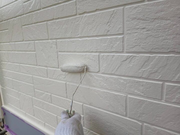 外壁上塗り工事