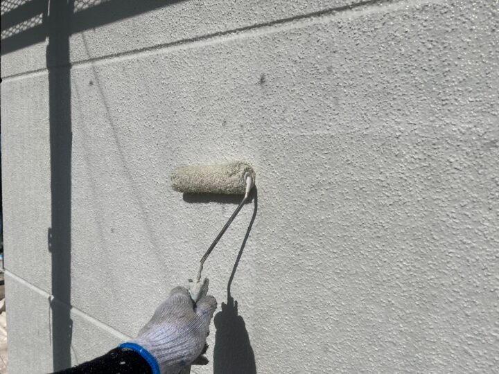 外壁上塗り工事