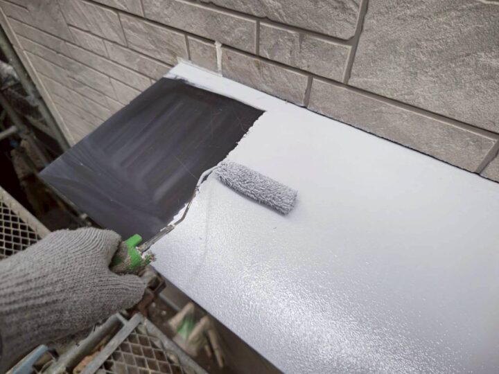 霧除け下塗り工事