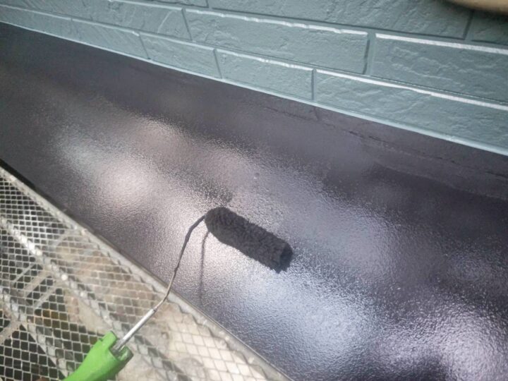 霧除け上塗り工事