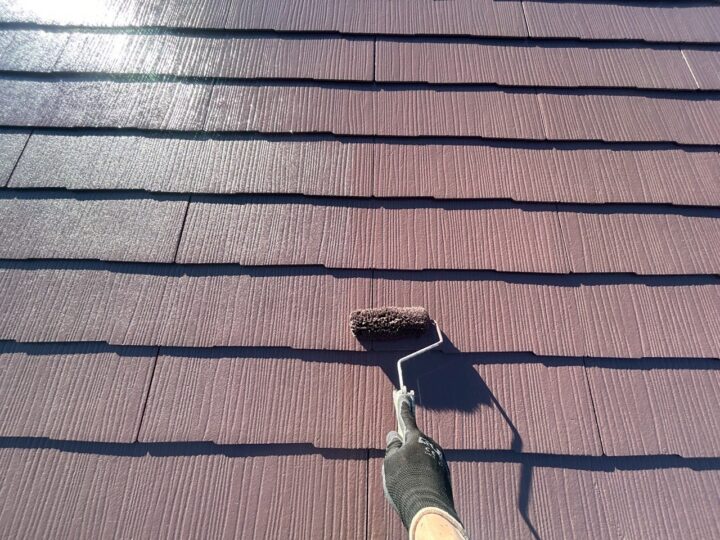 屋根上塗り工事