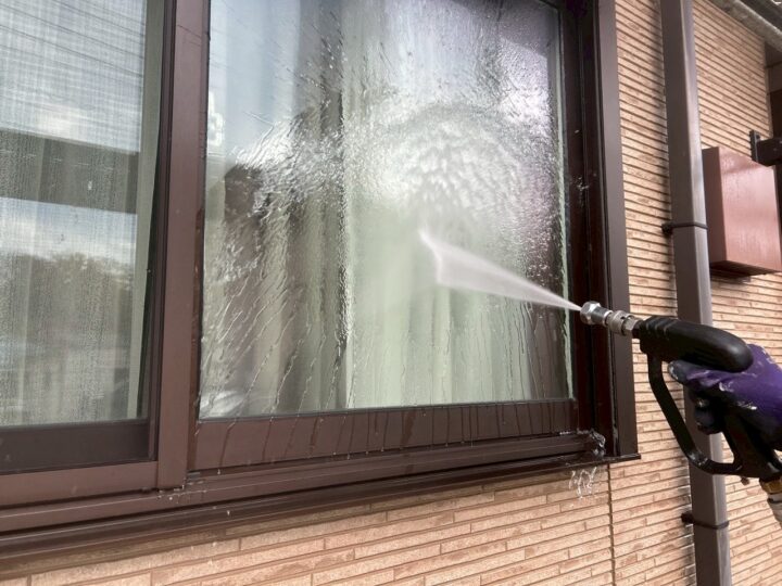 開口部高圧洗浄工事