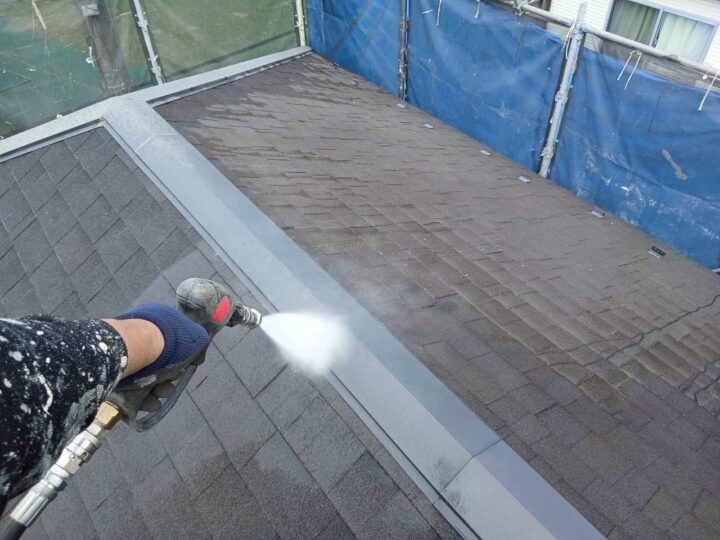 屋根板金高圧洗浄工事