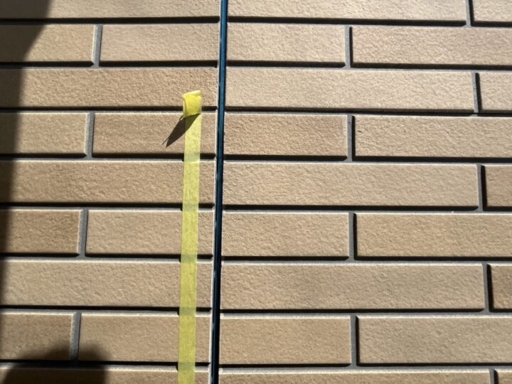 外壁板間シーリング撤去完了